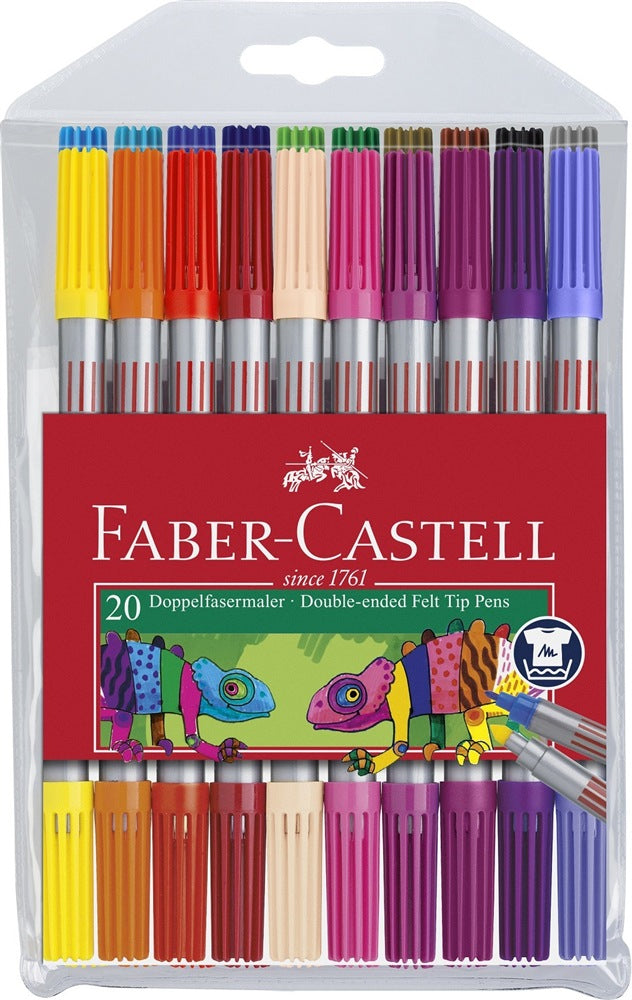 Feutres Double Pointe Multicolore Faber-Castell