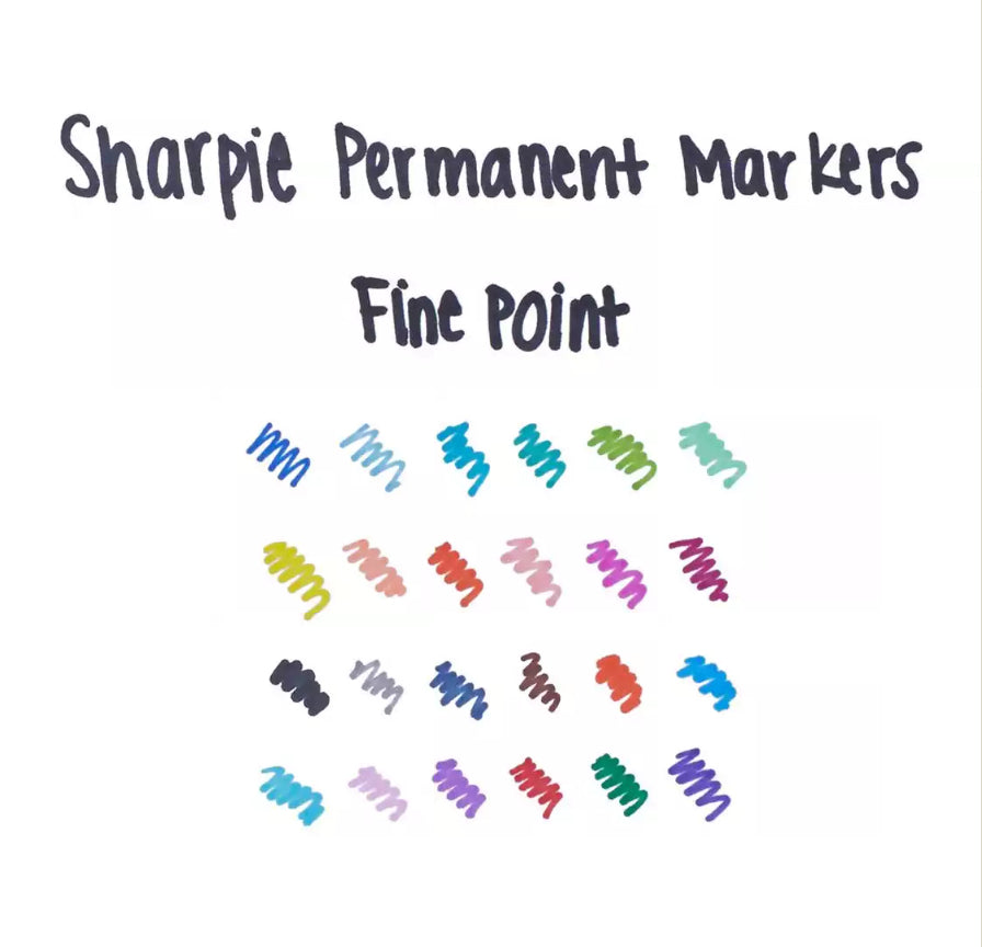 Marqueur permanent pointe fine Sharpie violet