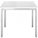 Table Rectangle 140X70 Bl.Pied Aluminium