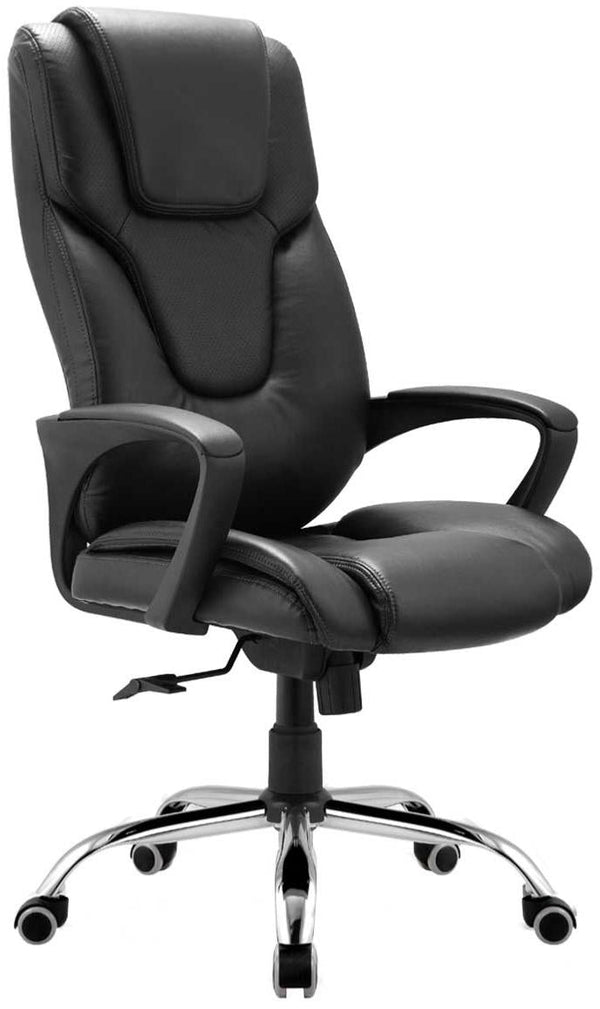 Fauteuil de direction Jud Simili Cuir Noir
