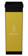 Corbeille tri selectif plastique