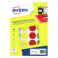 Pastille adhésive 30mm assorti -sachet de 168