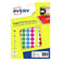 Pastille adhésive 15mm assorties -sachet de 672