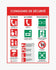 Pancarte consignes sécurité 40x30 - pvc multicolore
