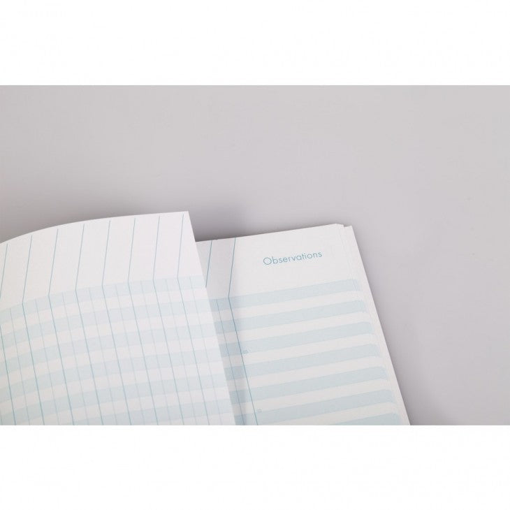 Cahier de note enseignant A4 pour 7 classes - 48 pages