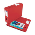 Boite Classement Memphis dos de 80mm a plat rouge