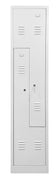 Vestiaire monobloc gain de place 1 colonne 2 cases -L800xP450xH1850mm
