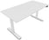 Bureau assis-debout LUTZ 2 - 160x80 cm - Blanc / Pieds blanc