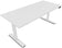 Bureau assis-debout LUTZ 2 - 180x80 cm - Blanc / Pieds blanc