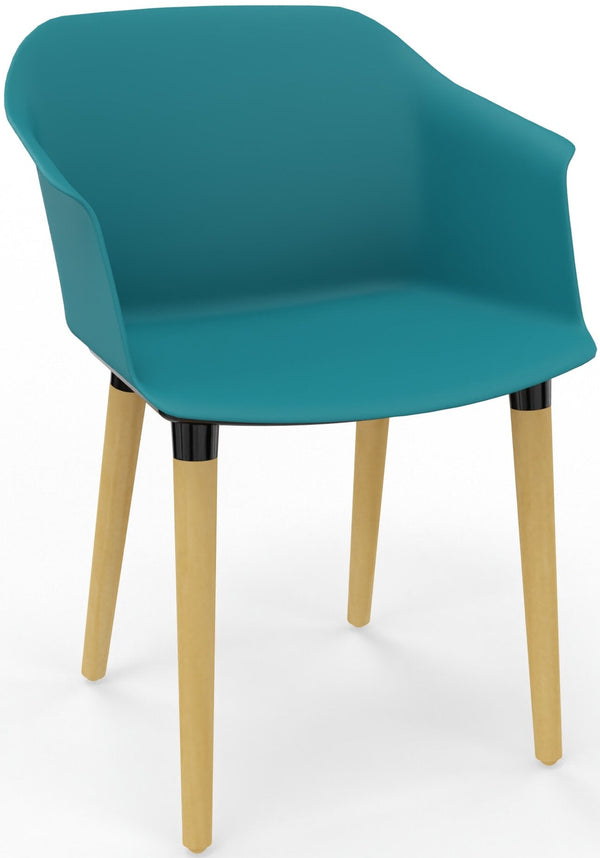 Chaise d'accueil Scott - Turquoise