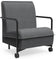 Fauteuil Lounge Gris - Confort et Élégance - Gris chiné - 1 place
