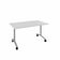 Table mobile 160x80 blanc pm alu
