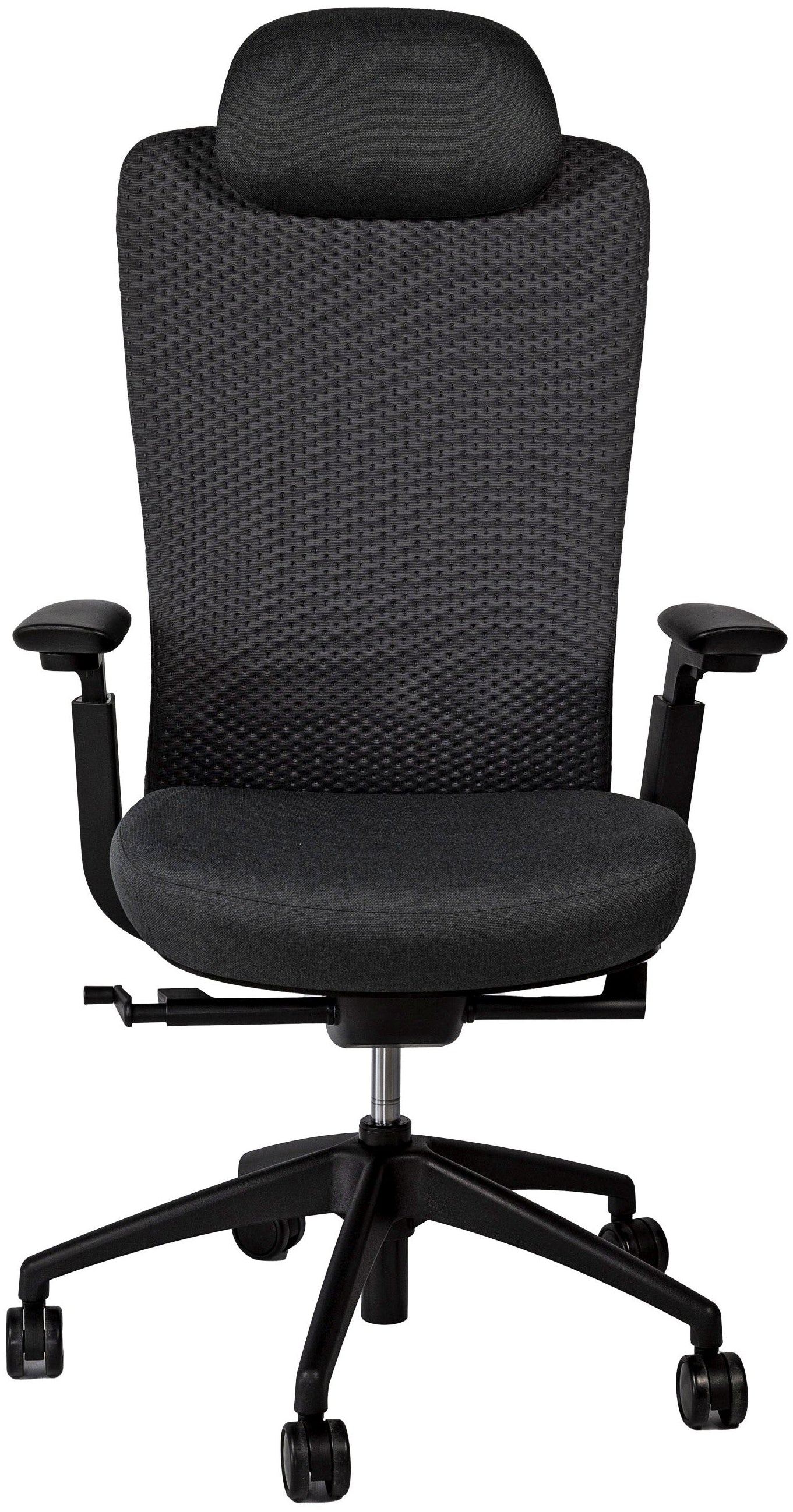Fauteuil basileus maille 3d noir