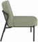 Fauteuil visiteur MEDSO rond vert - Confort et design élégant