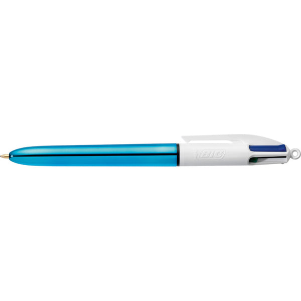 Stylo Bille 4 Couleurs Shine Blue - BIC