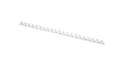 Baguette de reliure 12mm blanc- boite 100