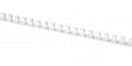 Baguette de reliure 14mm- blanc- boite de 100