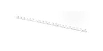 Baguette de reliure 8mm- blanc-boite de 100