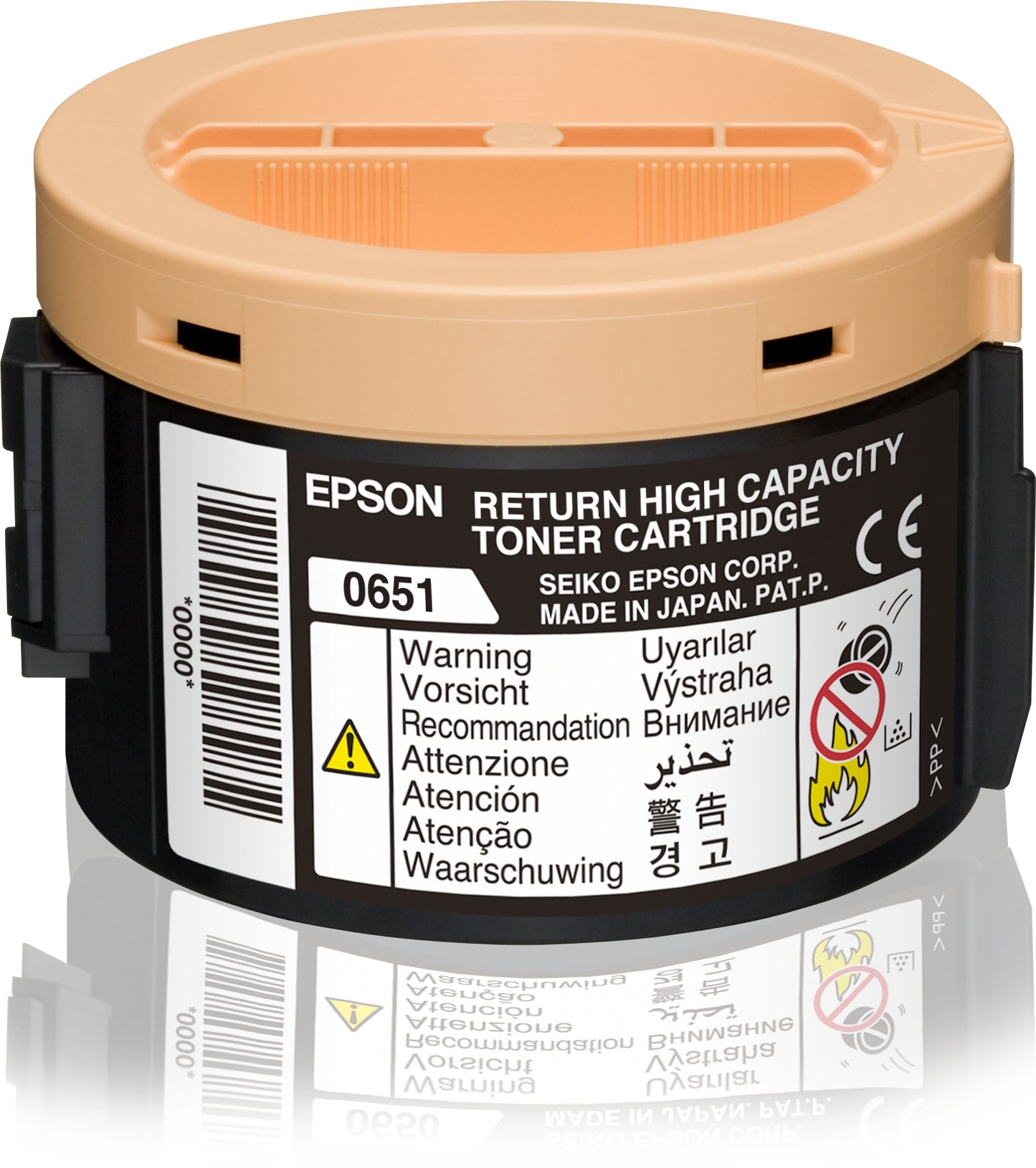 Cartouche Toner Epson noir haute capacité - 2200 pages