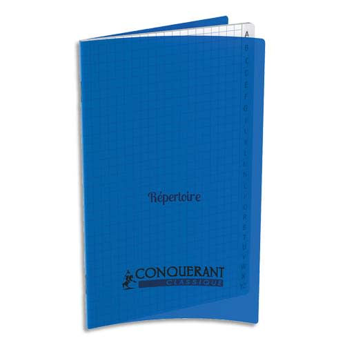 R?pertoire polypropylène 192 pages 90g 11x17 qbleu