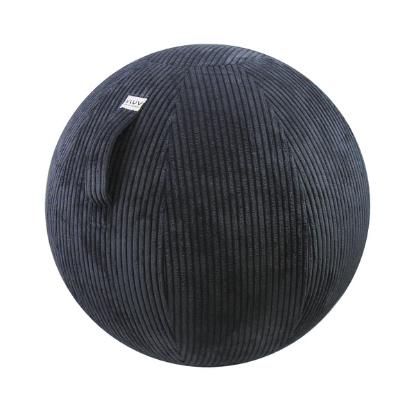 Ballon d'assise ergonomique - Velours Navy 60-65cm