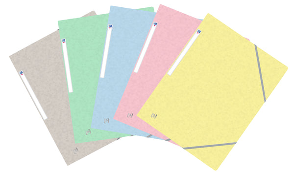 Chemise 3 rabats /élastique topfile+ p/5 pastel