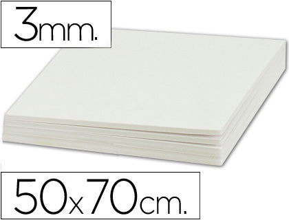 Carton mousse 50x70 cm - épaisseur 3 mm