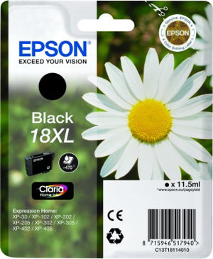 Cartouche d'encre Epson t18114012 noire xl - haute capacité