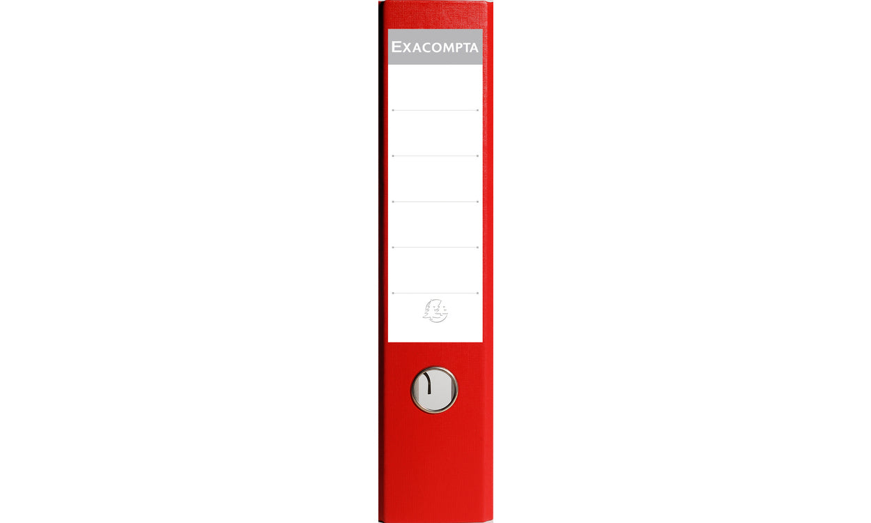 Classeur levier polypro dos 75mm rouge