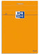 Bloc-notes Oxford A6 80 feuilles quadrillées - Orange