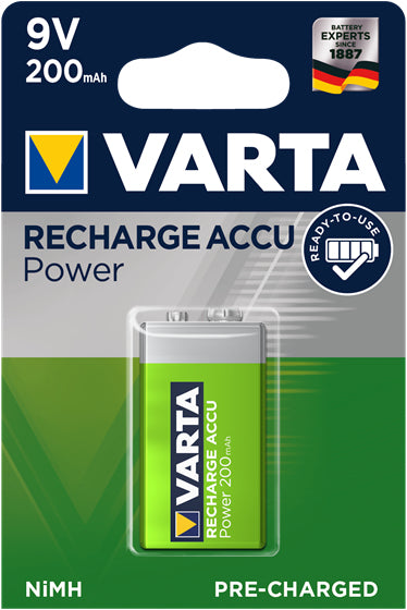 Pile rechargeable 6F22/LR61 200mah