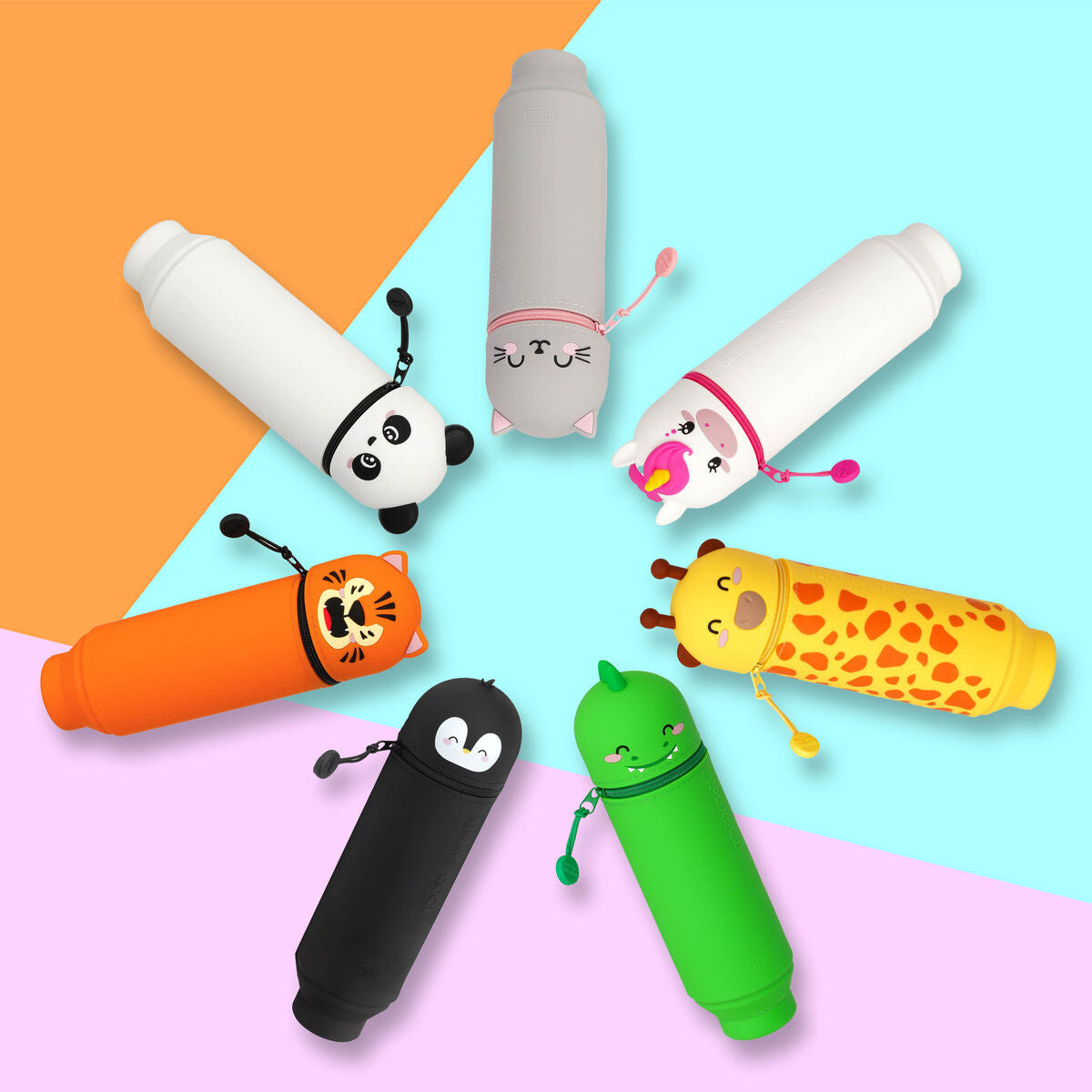 Trousse Silicone Legami 2-en-1 - Rétractable et Pratique