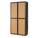 Armoire Haute à rideau easyoff h204 noir / hêtre