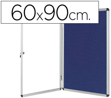 Vitrine d'affichage fond feutrine, 9 feuilles A4 ,pour l'intérieur