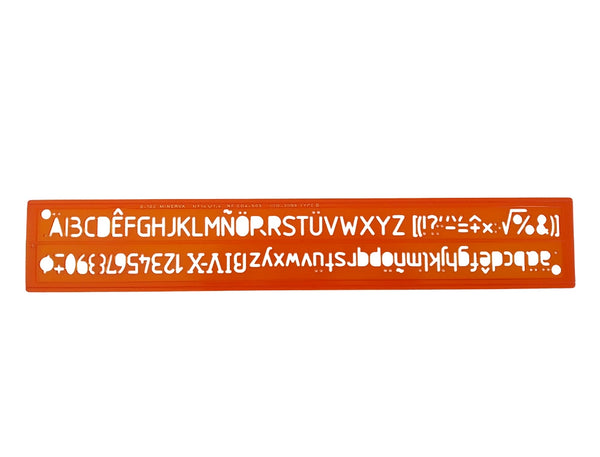 TRACE-LETTRES MINERVA ISO14MMD