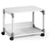Chariot de bureau 2 tablettes -(L)600 x (P)440 x (H)440 mm-gris
