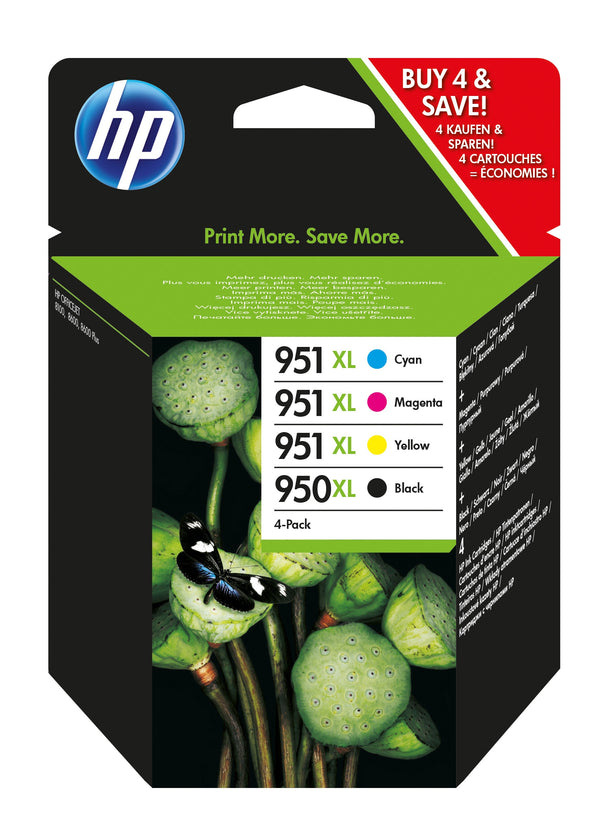 Cartouche d'encre HP C2P43AE Noir, Cyan, Magenta, Jaune XL