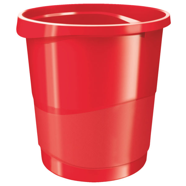Corbeille papier 14l vividarouge