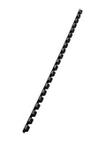 Baguette de reliure 6mm-noir -boite de 100