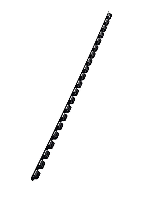 Baguette de reliure 6mm-noir -boite de 100