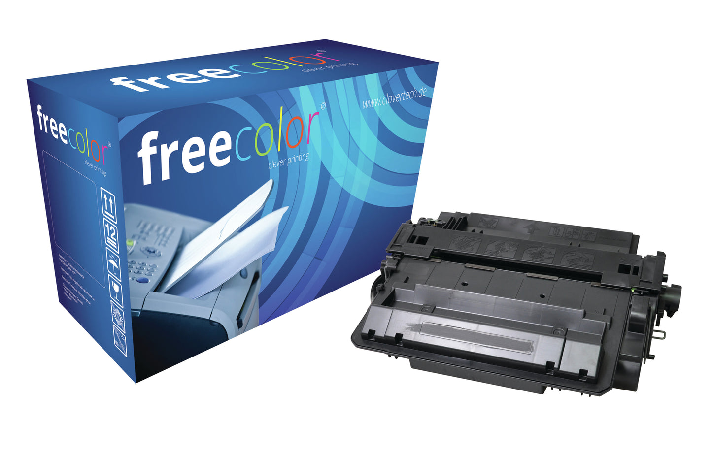 Toner Remanufacturé HP CE255X Noir - 12500P