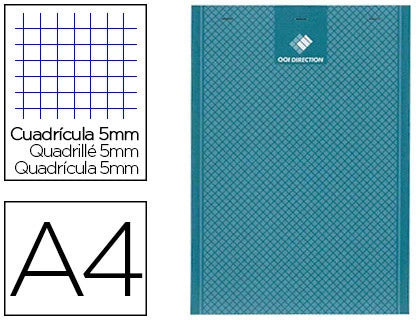 Bloc de bureau agrafé A4 200 pages 60G -5/5