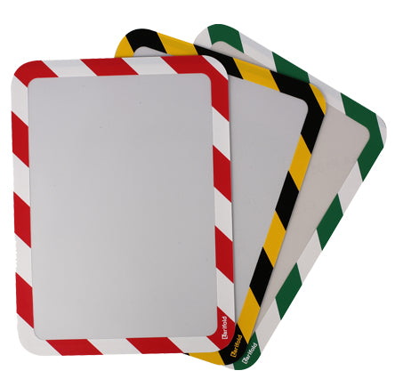 Pochette d'affichage A4 " secours évacuation" -dos magnétique -lot de 2
