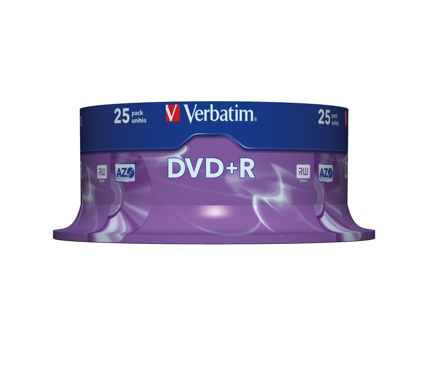 Dvd+r 4,7gb 16x - pack de 25 disques