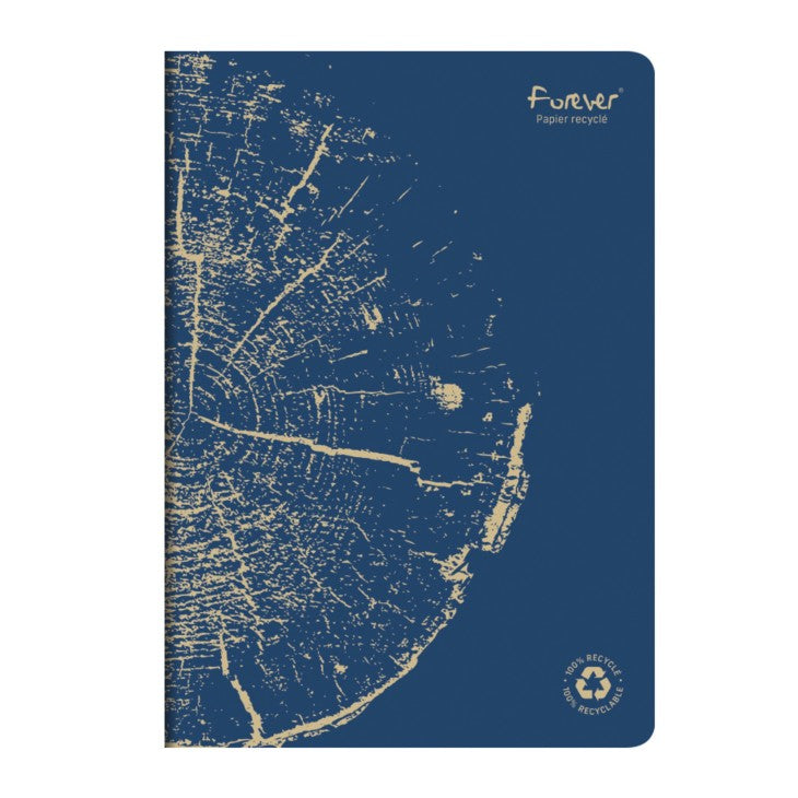 Cahier piqué FOREVER 100% recyclé A4 96 pages quadrillé 5x5
