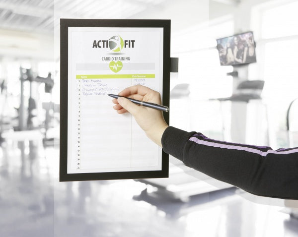 Porte-Affiche Duraframe Note Adhésif Noir