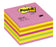 Bloc cube Post-it® 76x76 - 450 feuilles rose neon