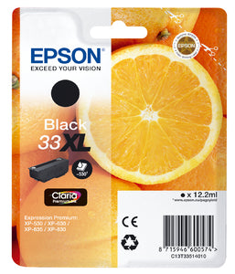 Cartouche d'encre Epson 33xl - noir - 530 pages