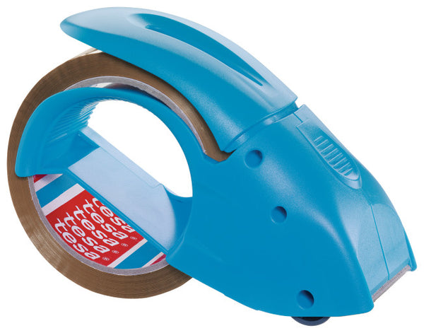 Dévidoir d'adhésif bleu avec rouleau 50m - pratique et robuste