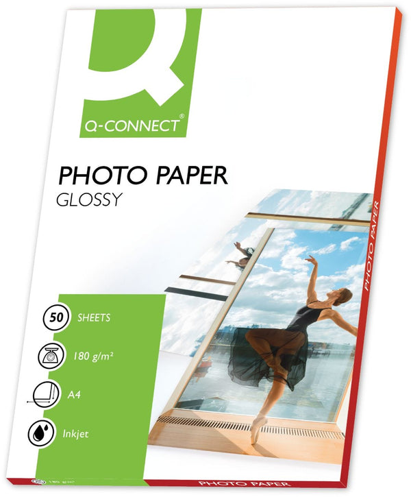 Papier photo brillant a4 - 180g/m², 50 feuilles